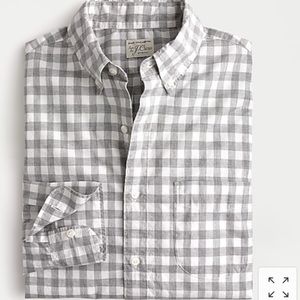 Jcrew Stretch Secret Wash shirt in organic cotton